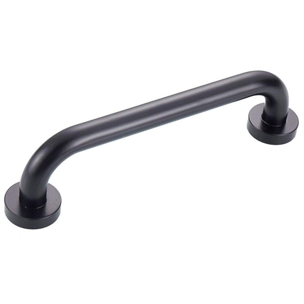 Black Aluminum Grab Bar 40Cm Bathroom Safety Handrail For Elderly Shower Toilet Support