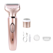 Kompatibles Sonax Pro SN-8977 Damen 2-in-1 Waschbares USB-wiederaufladbares Haarentfernungsgerät (Roségold) 2 in 1 (Roségold)