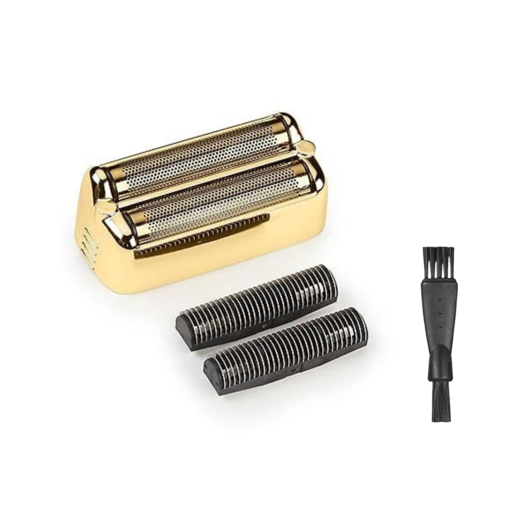 Gold Compatible Shaver Head Compatible Babylisspro Fxone Fx Dual Foil Shaver Accessory (Gold).