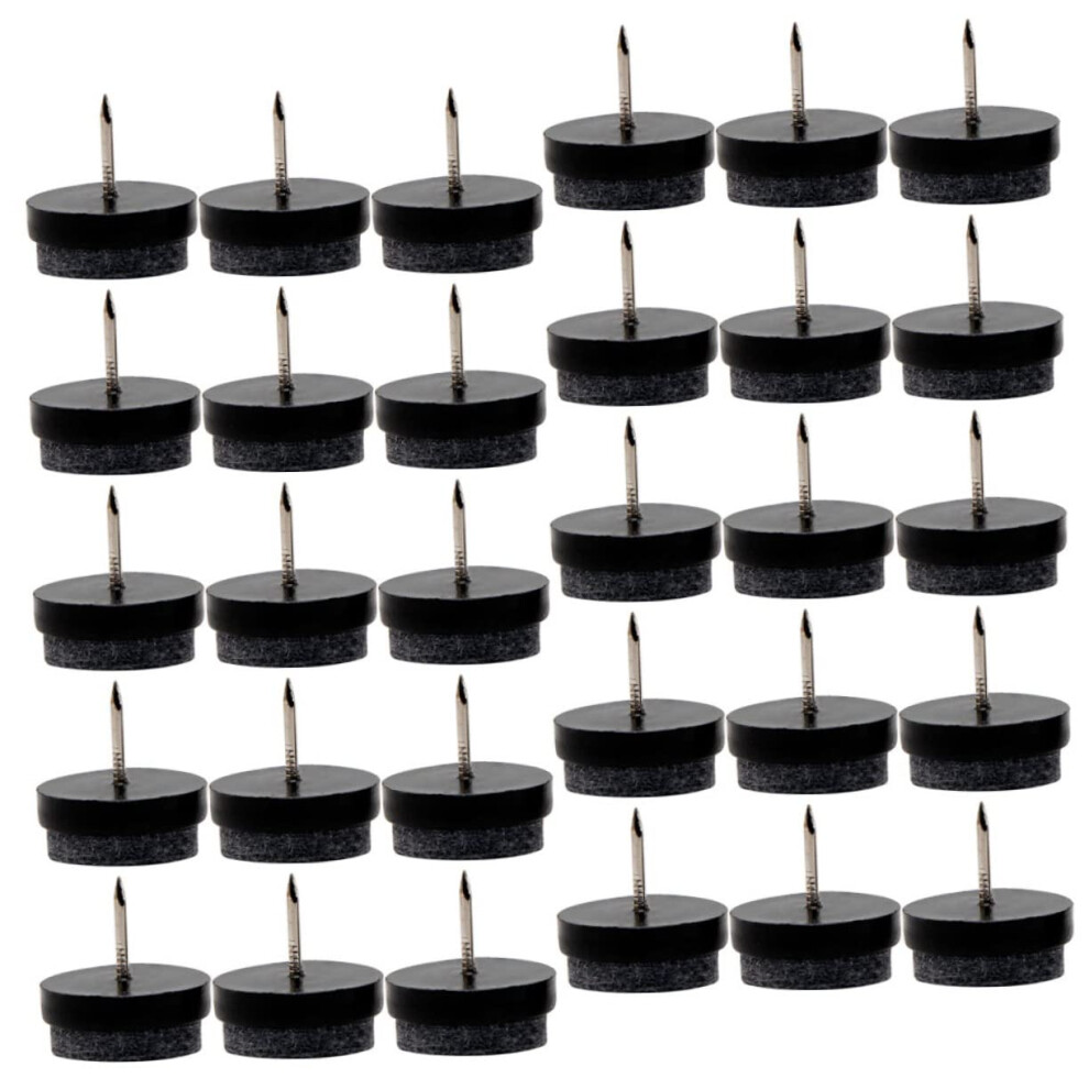 50Pcs Furniture Floor Protectors With Felt Pads For Hardwood Floors, Noise Reduction And Scratch Resistant Chair Leg Glides 9310869652731