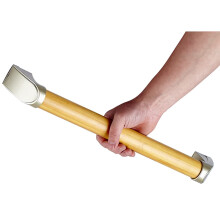 Wooden Bathroom Grab Bar 40cm Shower Safety Bar for Seniors with Secure Wall Mount and Ergonomic Grip