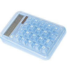Calculatrice ergonomique colorée, outil mathématique,-Bleu