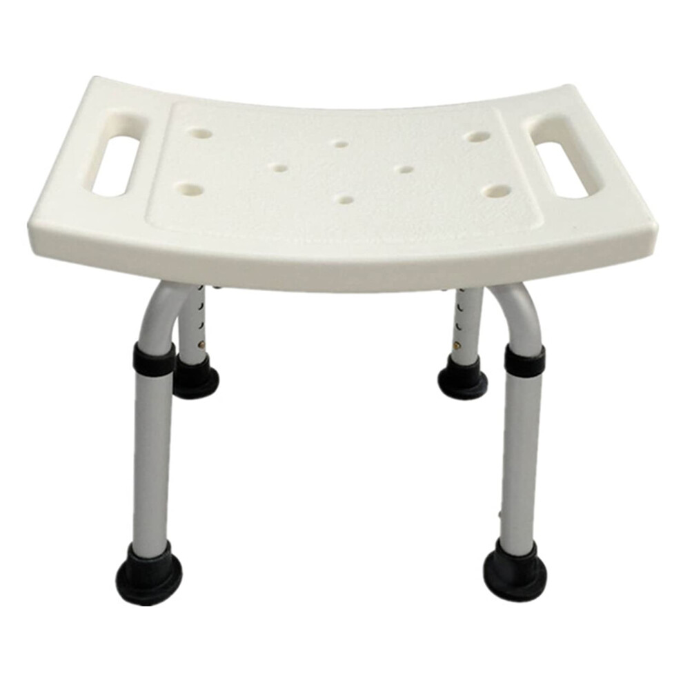 Adjustable Shower Stool for Elderly and Disabled, NonSlip Bath Chair with Height Adjustable Design and Transfer Support