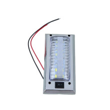 12V 24V LED Interior Dome Light with Switch for RV Camper Van Truck, Soft Uniform Lighting Energy Saving