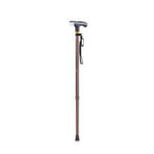 Adjustable Walking Stick with Telescopic Height, Lightweight Aluminum Crutches for Adults Travel