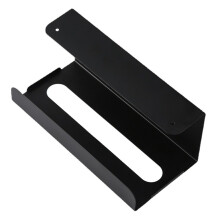 Wall Mounted Tissue Holder, Durable Iron UpsideDown Dispenser with NonPerforated Hanging Design for Bathroom and Kitchen