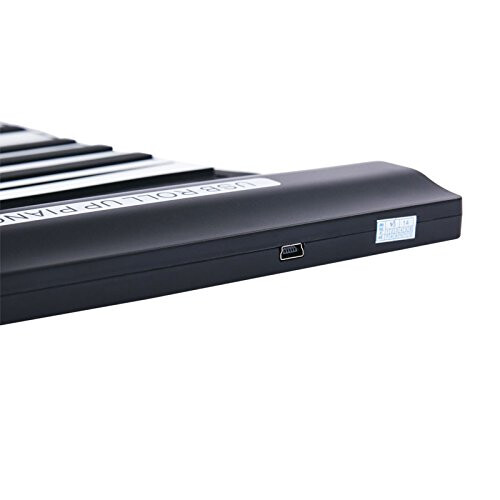 61Key Roll Up Piano USB MIDI Keyboard Flexible Foldable Soft Touch for Computer Use 1