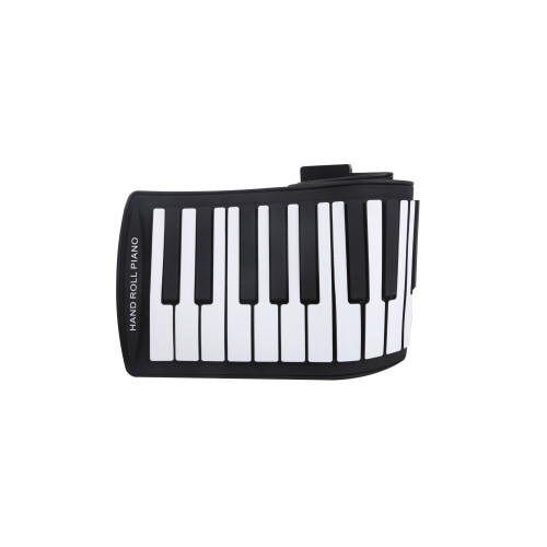 61Key Roll Up Piano USB MIDI Keyboard Flexible Foldable Soft Touch for Computer Use 2