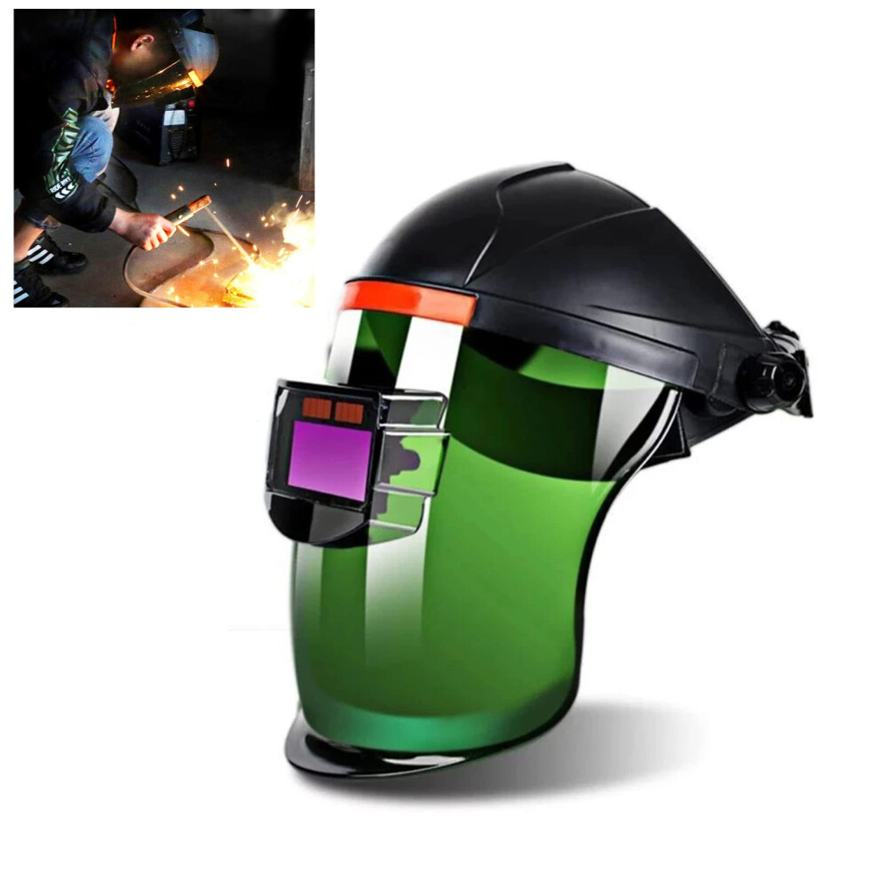Auto Darkening Welding Helmet True Color Lens For Tig Mig Arc, Flip Up Adjustable Shade 913 9330225644934