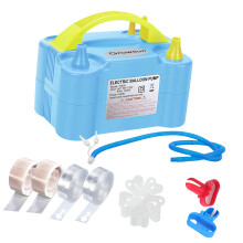 Mehrfarbiges Ballongebläse-Set, Weihnachtsdekorationsset-Blau
