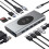 15-in-1 Typ-C Hub Multiport-Adapter mit HDMI, VGA, Ethernet, USB C PD 1