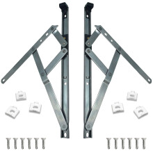 uPVC Universal Window Hinge Kit Double Glazing Friction Stay PVC 13mm 17mm Stack