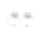 Silicone Straw Tips 2Pcs Soft Dustproof Reusable Straw Covers for 68mm Straws Cloud Shape White 1