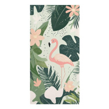 Microfiber Beach Towel Sand Quick Dry Flamingo Pattern Lightweight Travel Towel 60x30 Inch