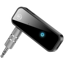Bluetooth AUX Adapter 5.0 Receiver, 2‑in‑1 Transmit Receive with CVC8.0 Noise Reduction for Car and Home Stereo