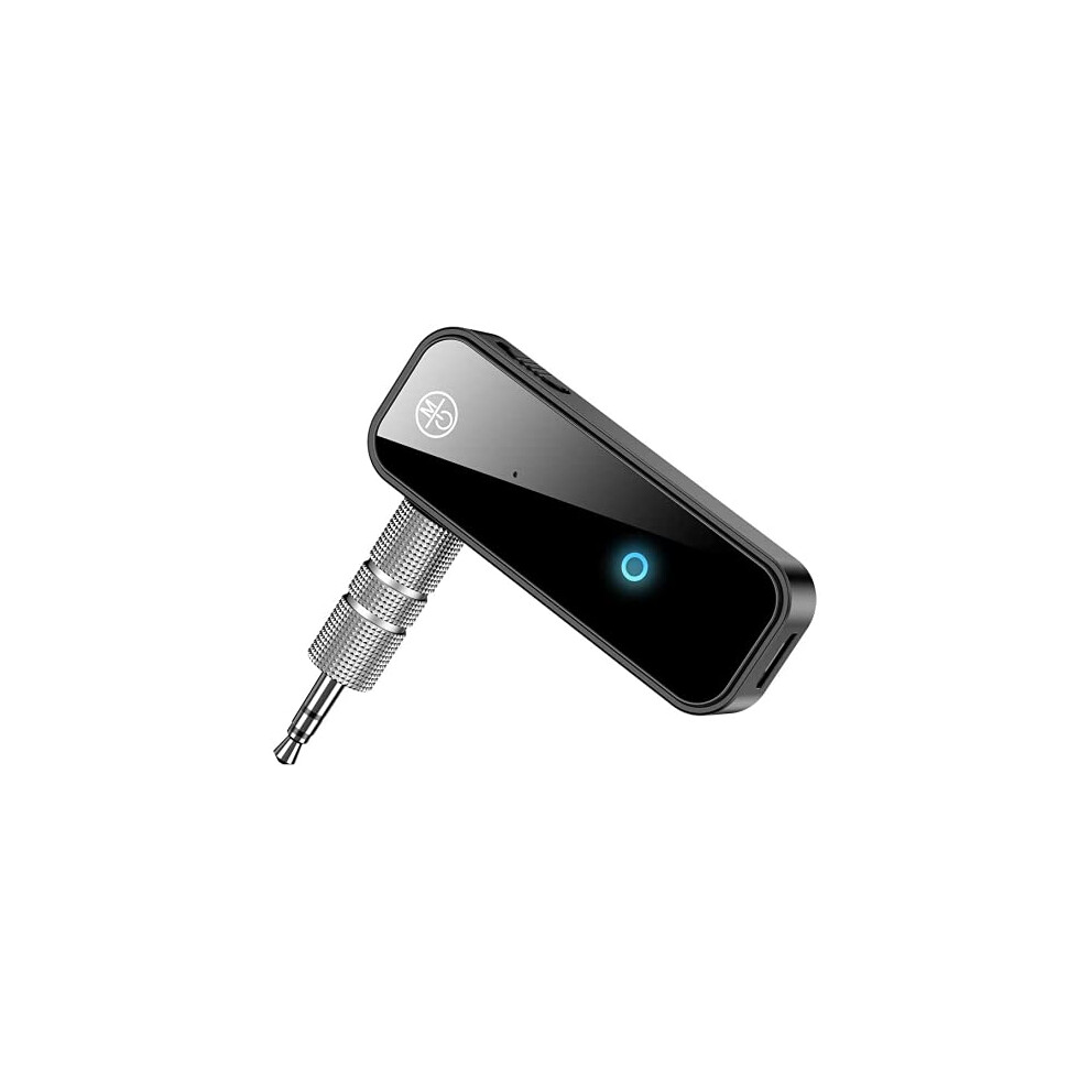 Bluetooth 5.0 Aux Adapter 2ÂInâ1 Wireless Receiver Transmitter With Noise Reduction For Car And Home Stereo 9073542261179