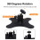 Adjustable Projector Wall Mount 360 Rotation Stable Metal Build with Hidden Cable Channel 2