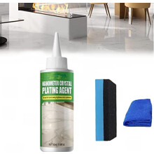 Marble Polish and Stone Sealant 50ml, Long‑Lasting Nano Crystal Coating for Quartz Countertops, Waterproof Stain‑Resistant Gloss Finish