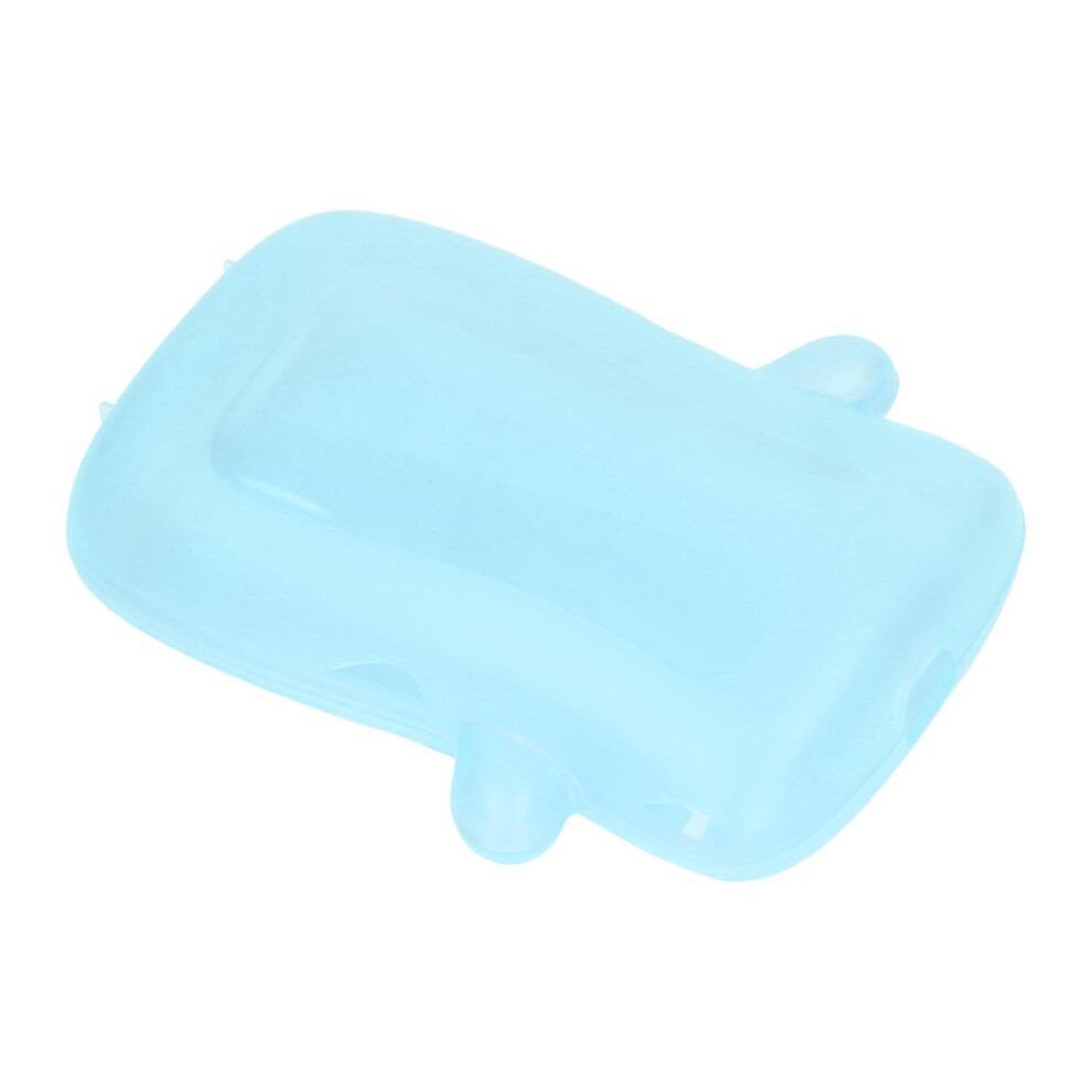 Baby Food Pouch Holder Reusable Squeeze Pouch Container For Self Feeding Toddlers, Colorcoded Design Blue