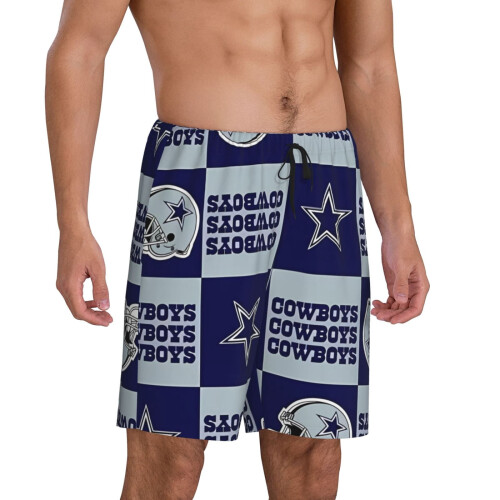 Ανδρικό κοντό παντελόνι πιτζάμας DC Cowboys με λογότυπο ποδοσφαίρου 1