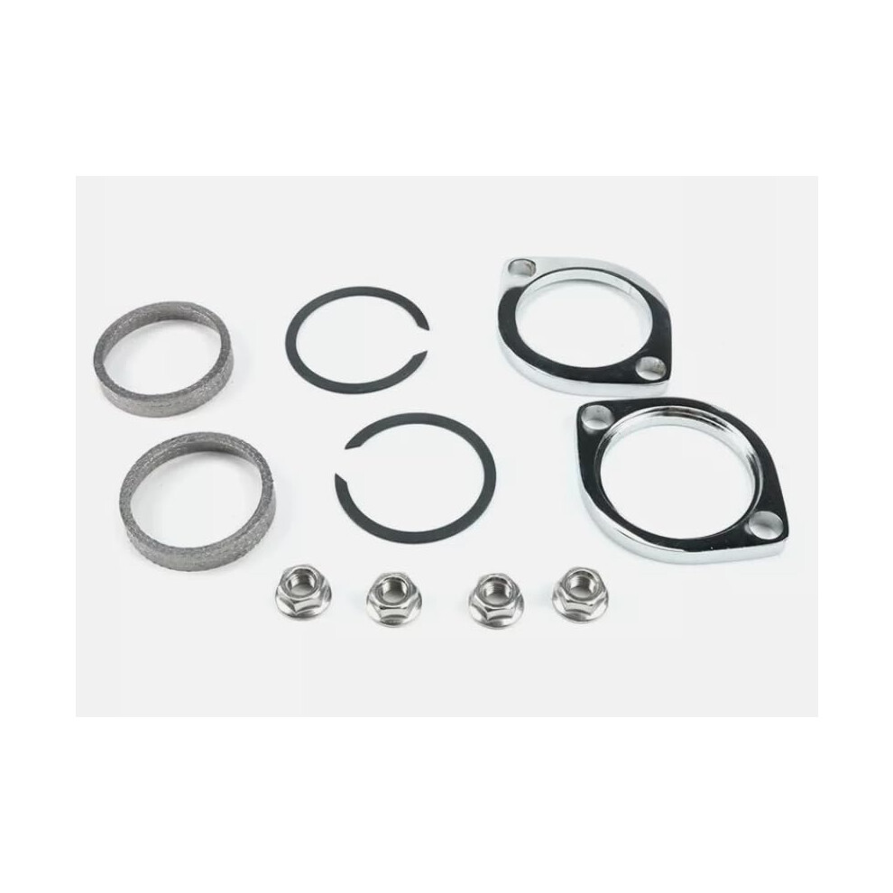 Exhaust Flange Kit With Leakproof Gaskets, Secure Locking Hardware, Easy Oem Replacement For Harley 9310869655190