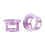 2Pcs Noctilucent Bicycles Handlebar Grip Plug Bicycles-Purple 1