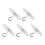 Pack of 5 Multipurpose Adhesive Hooks for Smooth Surfaces-6.5cm 1
