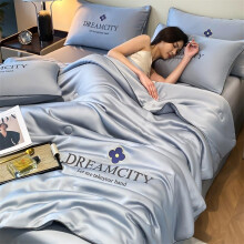 Cooling Blanket Queen Size for Hot Sleepers, Lightweight Silk Summer Quilt with Rapid Cooling Fabric