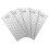 5 Pieces Diamond Sharpening Stone Set,Diamond Lapping Plate Coarse/Medium/Fine Grit Sharpener,400/600/800/1000/1200 Grit 1