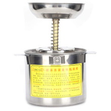 1.2L Stainless Steel Hydraulic Pump Dispenser with Builtin Filter Screen for Controlled Alcohol Flow