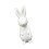 Portable White Rabbits Craft Supply Ideal For-With hands 32cm 1