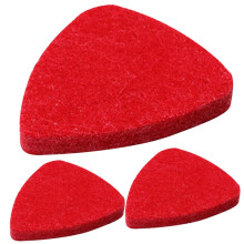 3pcs Wool Felt Guitar Picks Set for Acoustic and Electric Guitar Warm Mellow Tone Durable Design