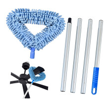 Flexible Length Dusting Rod Extension For Household-Blue 1