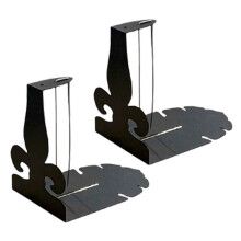2lots Versatiles Metal Plant Holder Heavy Duty Stainless-Black