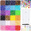 Multicolor Resin AB Rhinestones Set with Glues-24 squares 1
