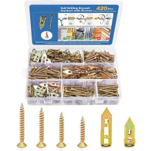 420Pcs Drilling Gypsum Board Screw Set Carbon Steel Drywall