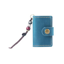 Pocket Leather Notebook Refillable Cover Small Travel Journal for Sketching Writing Drawing 64 Pages