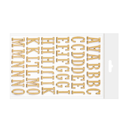 Alphabets Sticker Adhesive Letter Sticker Small-slab serif