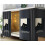 Dorm Bed Curtains Blackout Privacy Bunk Bed Canopy for Students Breathable Lightproof Drapes Set 1