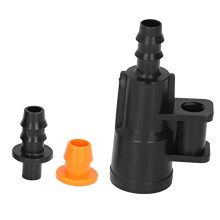 Garden Sprinkler Adapter Set, 15pcs G1/2 Inch Rotating Hose Connector Kit for 8/12mm Irrigation Tubing, Quick Installation