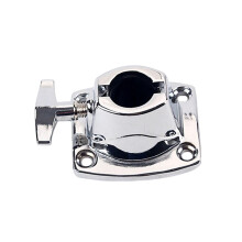 Cymbal Holder Clamp Base Plate for Drum Set, Durable Metal Construction, Secure Mounting Stability