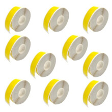 Label Maker Tape 12x40mm Yellow, Ink Thermal Labels for D30 P11 P15 Printer, 10 Rolls 1600 Labels