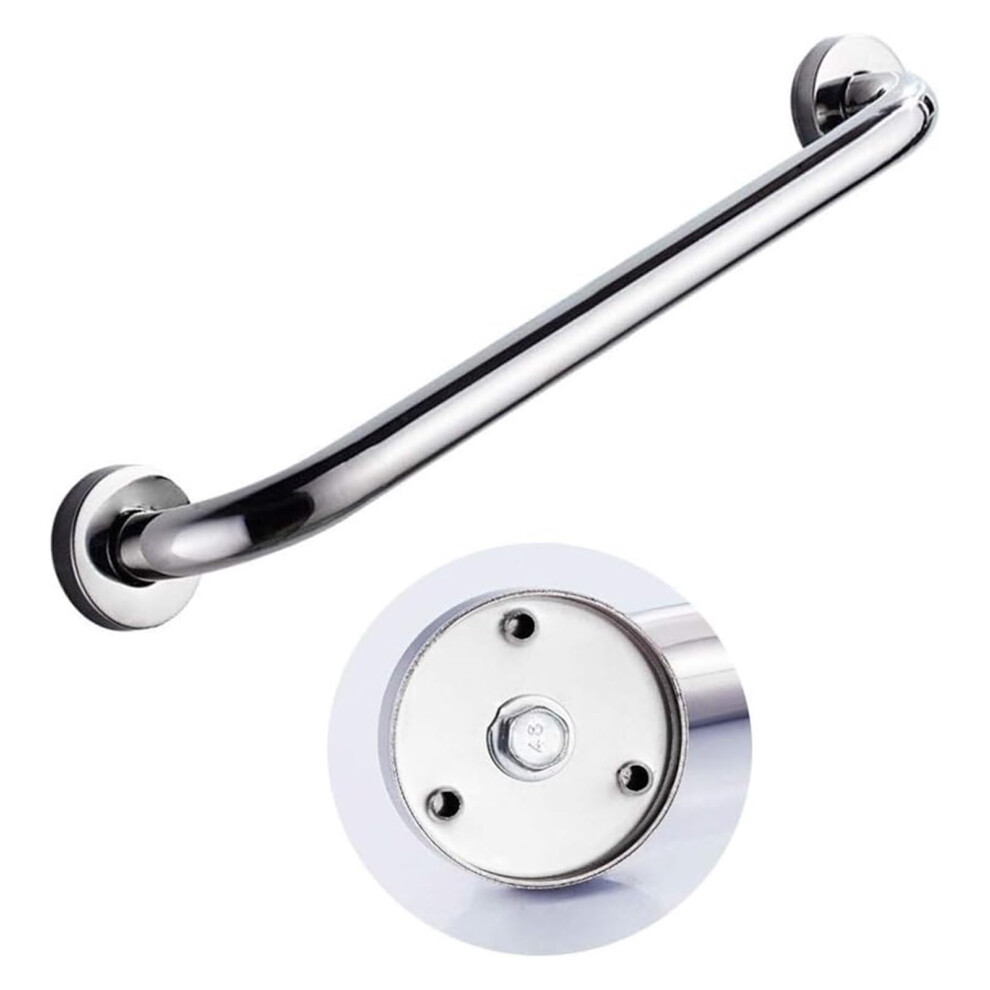 Grab Bar for Bathroom Stainless Steel 30cm Wall Mounted Handrail 200Kg Support Anti Rust Concealed Mount
