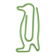 Cute Paper Clips Set 20Pcs Green Decorative Shaped Clips for Office and School Organization