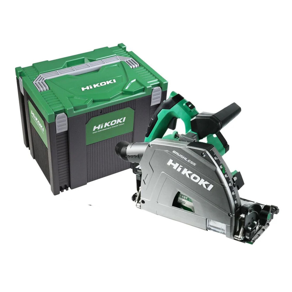 Hikoki Brushless Plunge Saw 36V 165Mm Cordless Saw Cased Bare Unit C3606dpaw2z 4966376409198