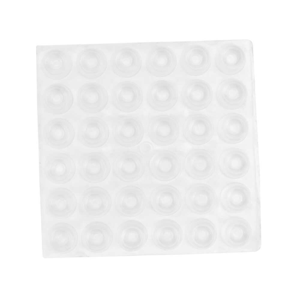 36Pcs Transparent Self Adhesive Cabinet Door Bumpers Clear Furniture Pads For Noise Reduction 9310869657439