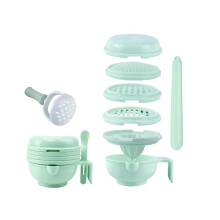 Baby Food Grinder Set 8pcs Portable Baby Food Maker for Fruits and Vegetables Easy to Clean