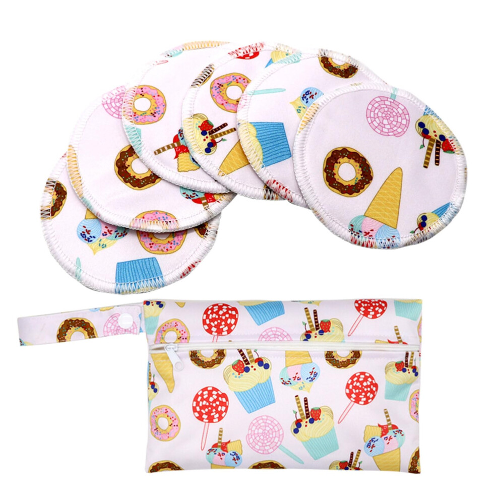 Reusable Bamboo Nursing Pads Set Soft Breathable Leakproof EcoFriendly Breastfeeding Pads with Storage Pouch