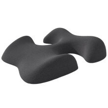 Ergonomic Memory Foam Breast Pillow for Massage Table and Spa Salon, Prone Chest Support, Dark Gray