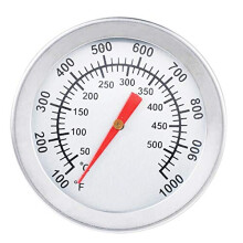 BBQ Thermometer Instant Read Stainless Steel Waterproof Grill Temperature Gauge 50–500C and F